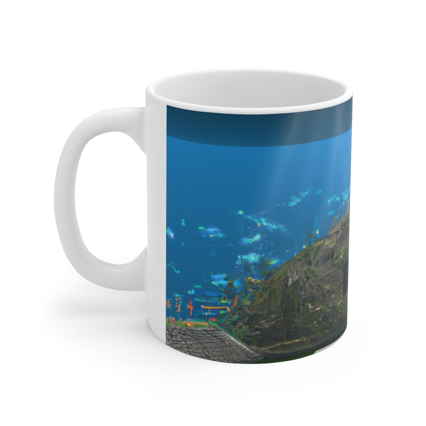 "Aquatheater: Submerged Music and Performance" - The Alien Ceramic Mug 11 oz