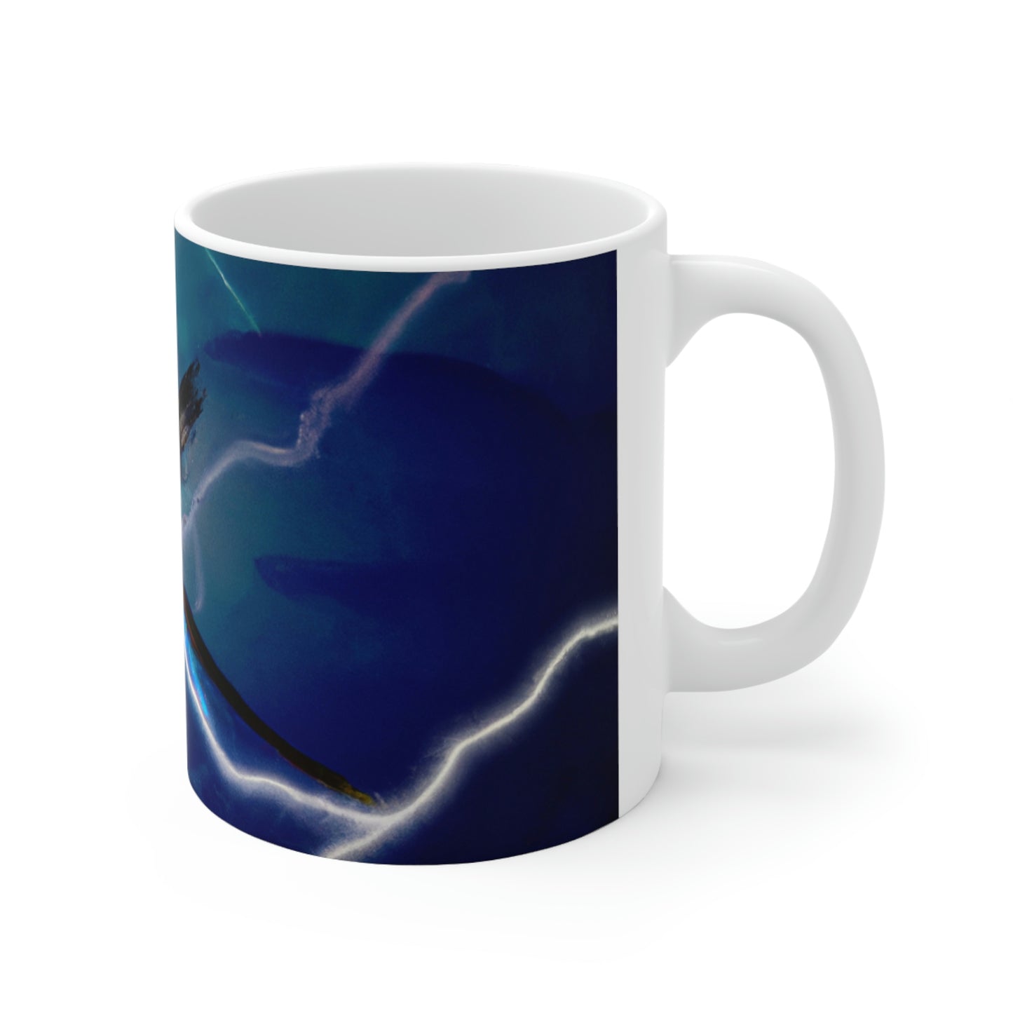 "Draco en la Tempestad" - El Alien Taza de Cerámica 11 oz