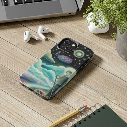 "Ein Meer aus Diamanten in der Nacht" - Die Alien Tough Phone Cases