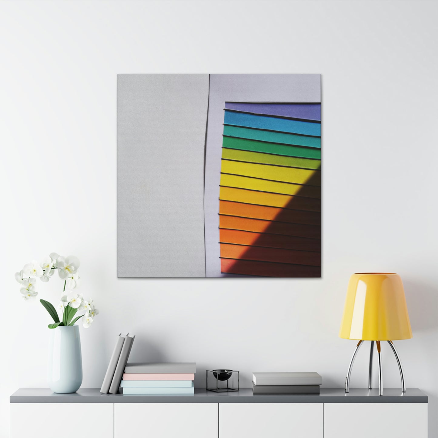 'The Colors of Joy: A Rainbow of Happiness' - Canvas