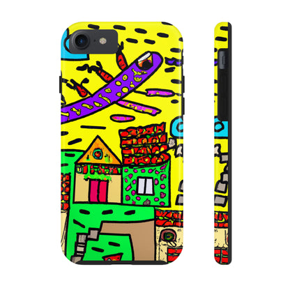 "A Slumbering Village of the Soaring Dragon" - The Alien Tough Phone Cases