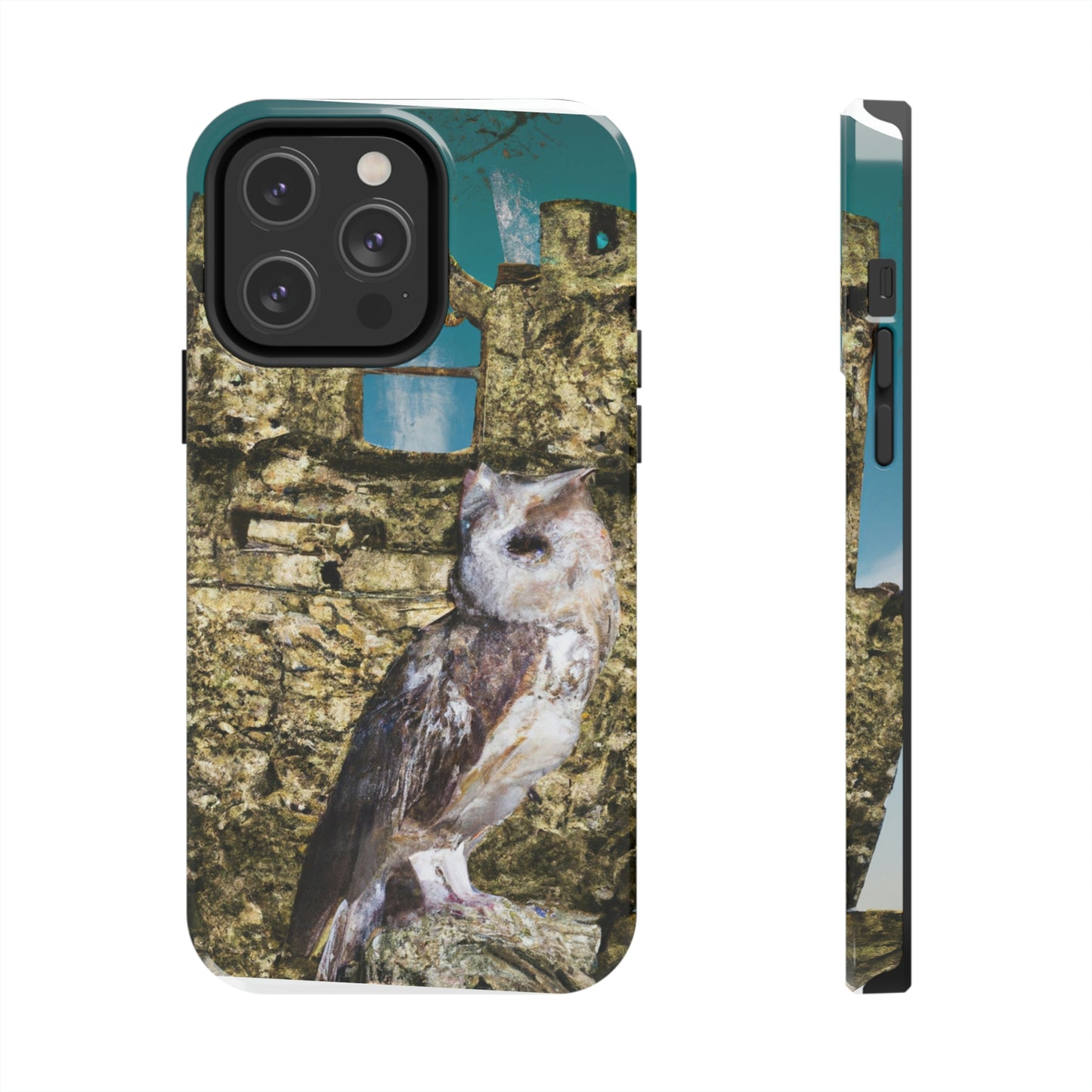 "A Sentinal Among Ruins: An Unstirred Owl's Perch" - The Alien Tough Phone Cases