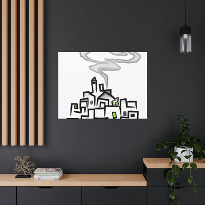 The City In The Mist - The Alien Canva