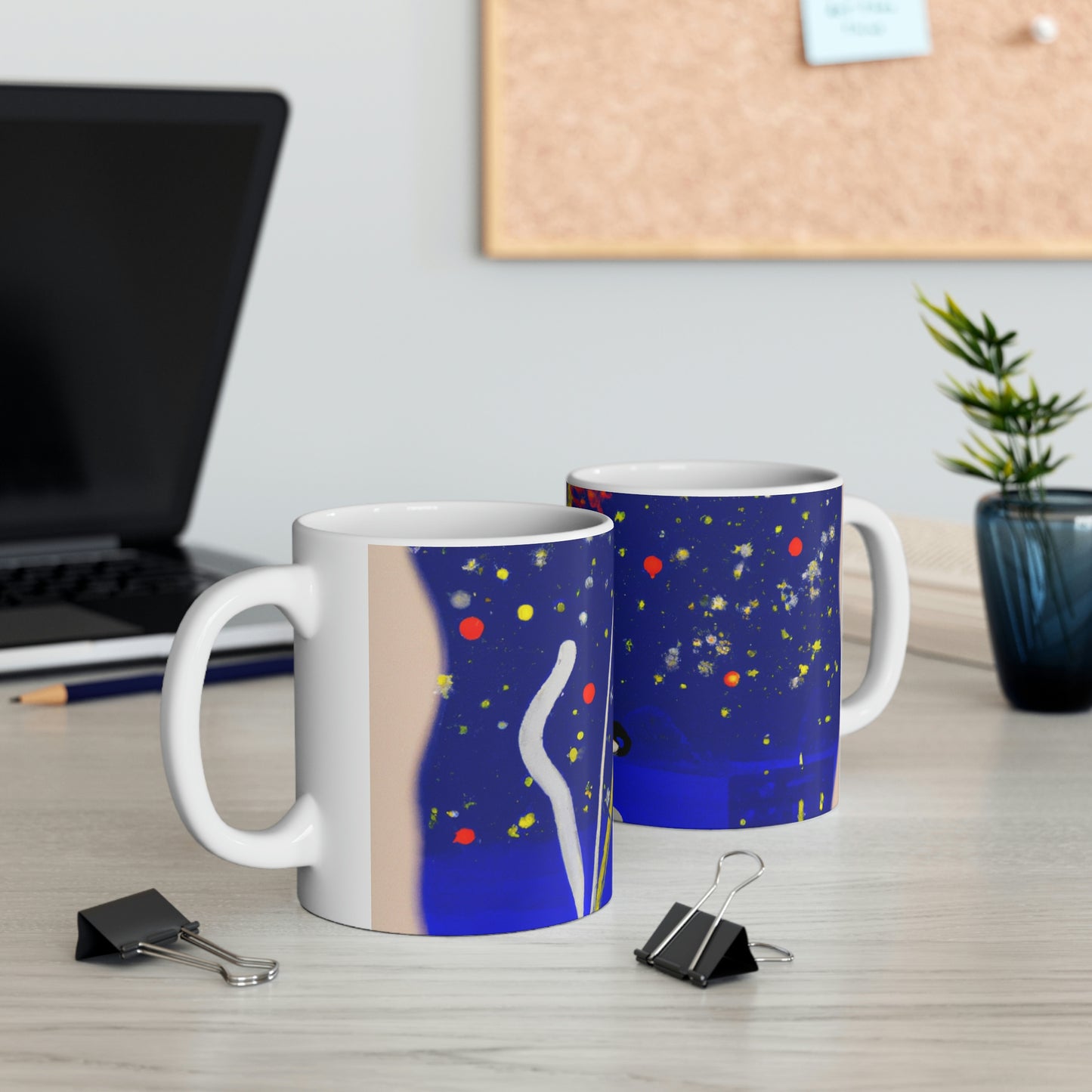 "A Spark of Solitude" - The Alien Ceramic Mug 11 oz