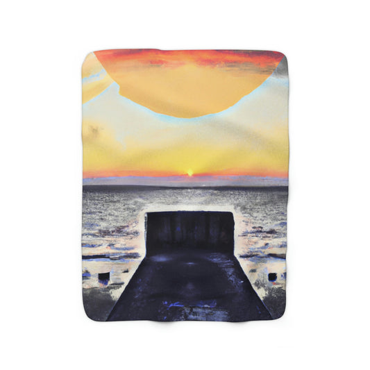 "Forlorn Horizon" - The Alien Sherpa Fleece Blanket