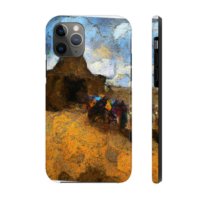 "Dusty Pilgrims at the Forgotten Shrine" - The Alien Tough Phone Cases