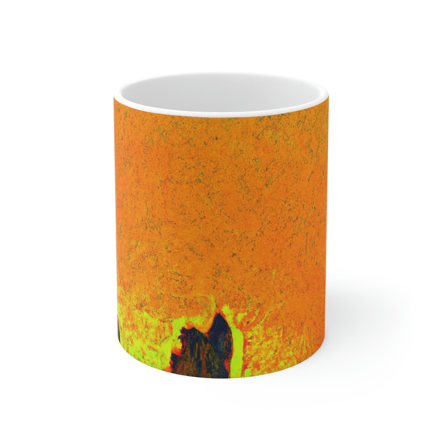 "Illuminated by the Setting Sun: Enthüllung einer verborgenen Stadt" - The Alien Ceramic Mug 11 oz