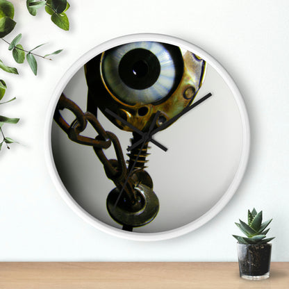 "Eye for an Eye: A Mechanical Vengeance" - The Alien Wall Clock