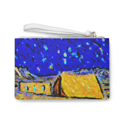 "Enchanted Sands of the Night Sky" - Die Alien Clutch Bag