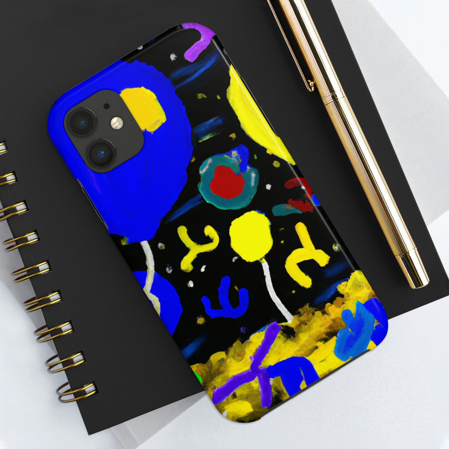 "A Starry Night Rainbow" - The Alien Tough Phone Cases