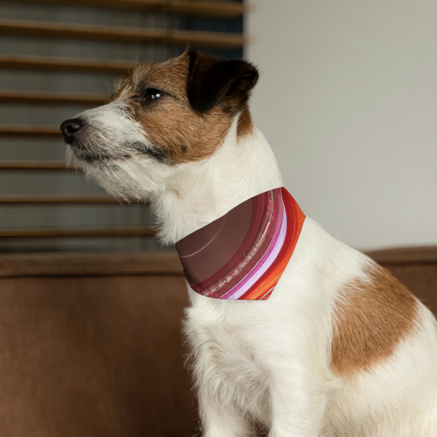 "Placas de esplendor otoñal" - The Alien Pet Bandana Collar