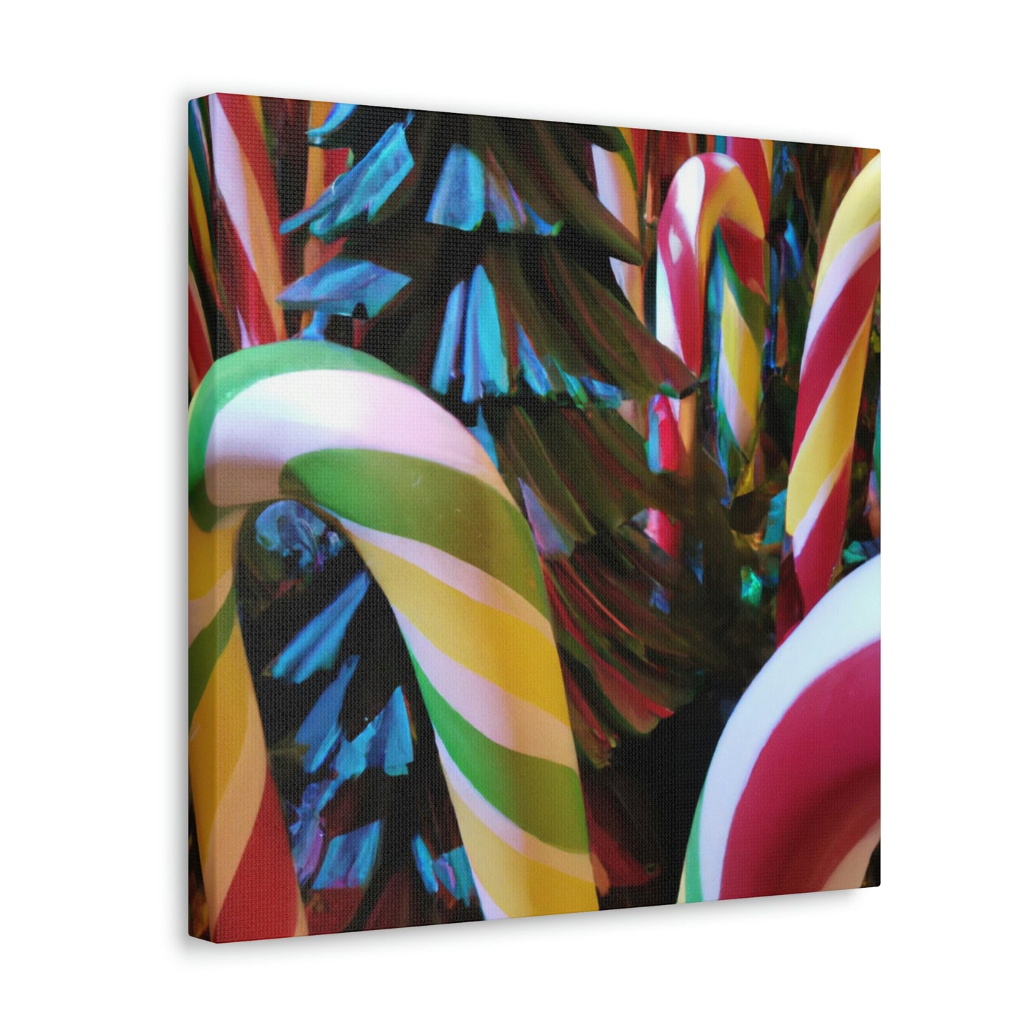 "Candy Cane Wonderland" - Die Alien-Canva