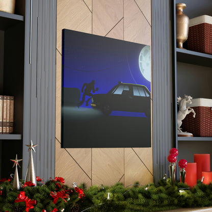 "Die Kunst des Moonlight Joyriding" - The Alien Canva