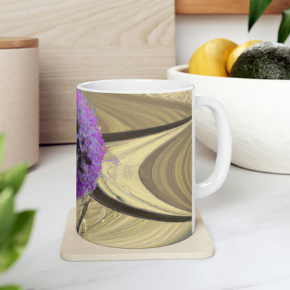 "A Blooming Miracle: Beauty in Chaos" - Taza de cerámica The Alien 11 oz