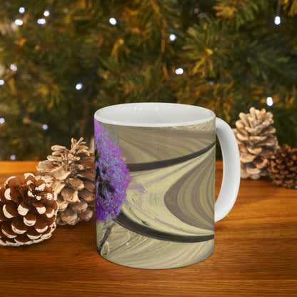 "A Blooming Miracle: Beauty in Chaos" - The Alien Ceramic Mug 11 oz