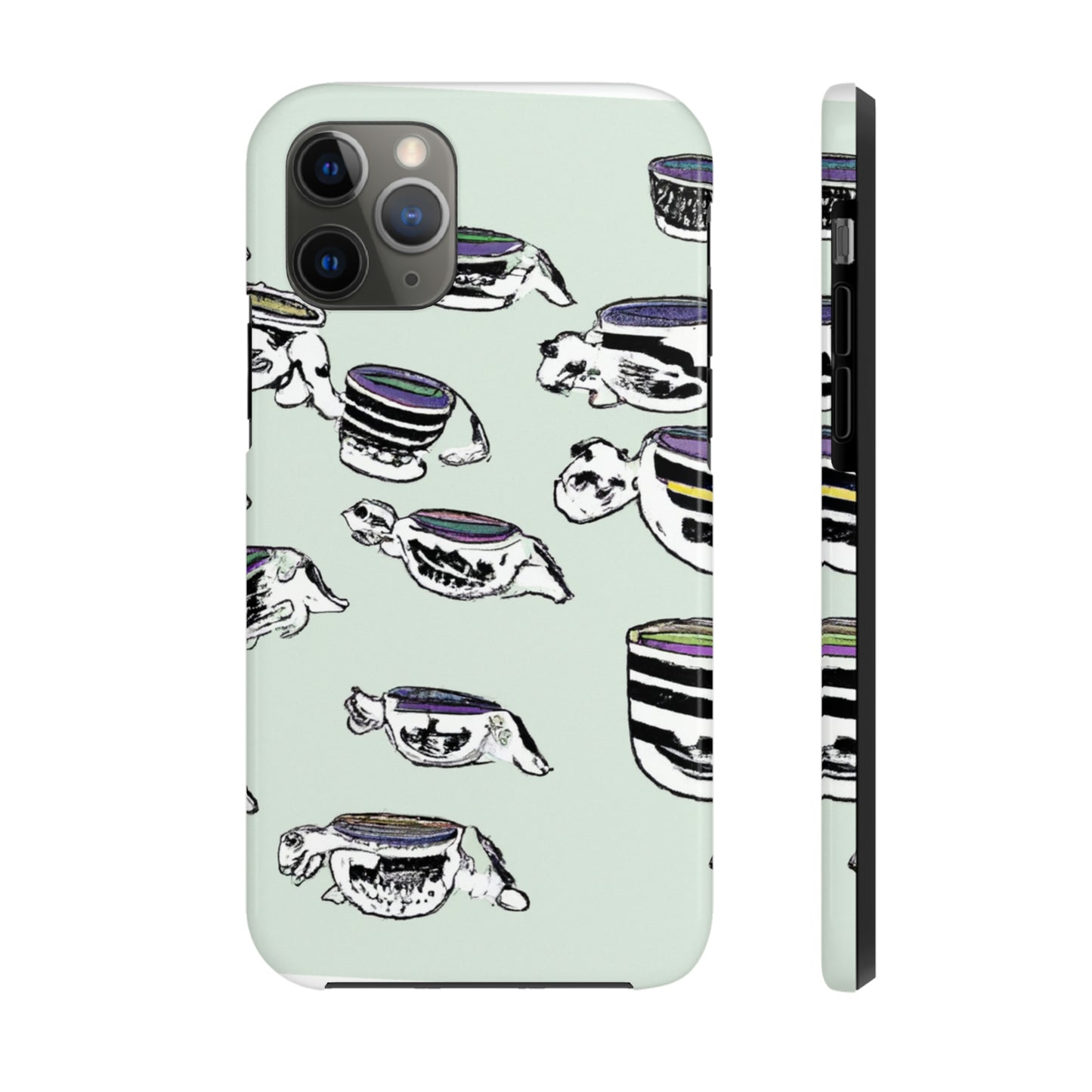 "Eine schnurrende, kostbare Teeparty-Parade" - Die Alien Tough Phone Cases