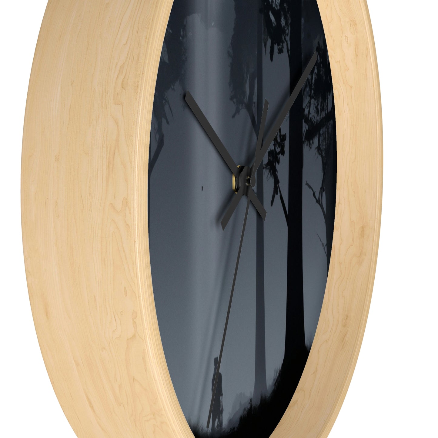 Lost in the Moonlight Forest. - The Alien Wall Clock