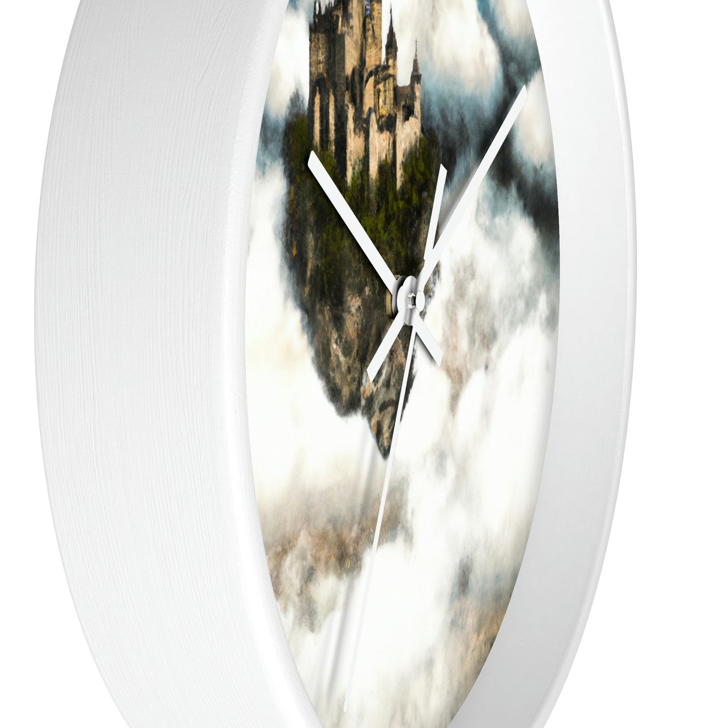 Mystic Castle in the Sky - The Alien Wall Clock