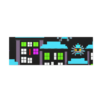 "City Defenders: Creative Space Invaders" - The Alien Canva