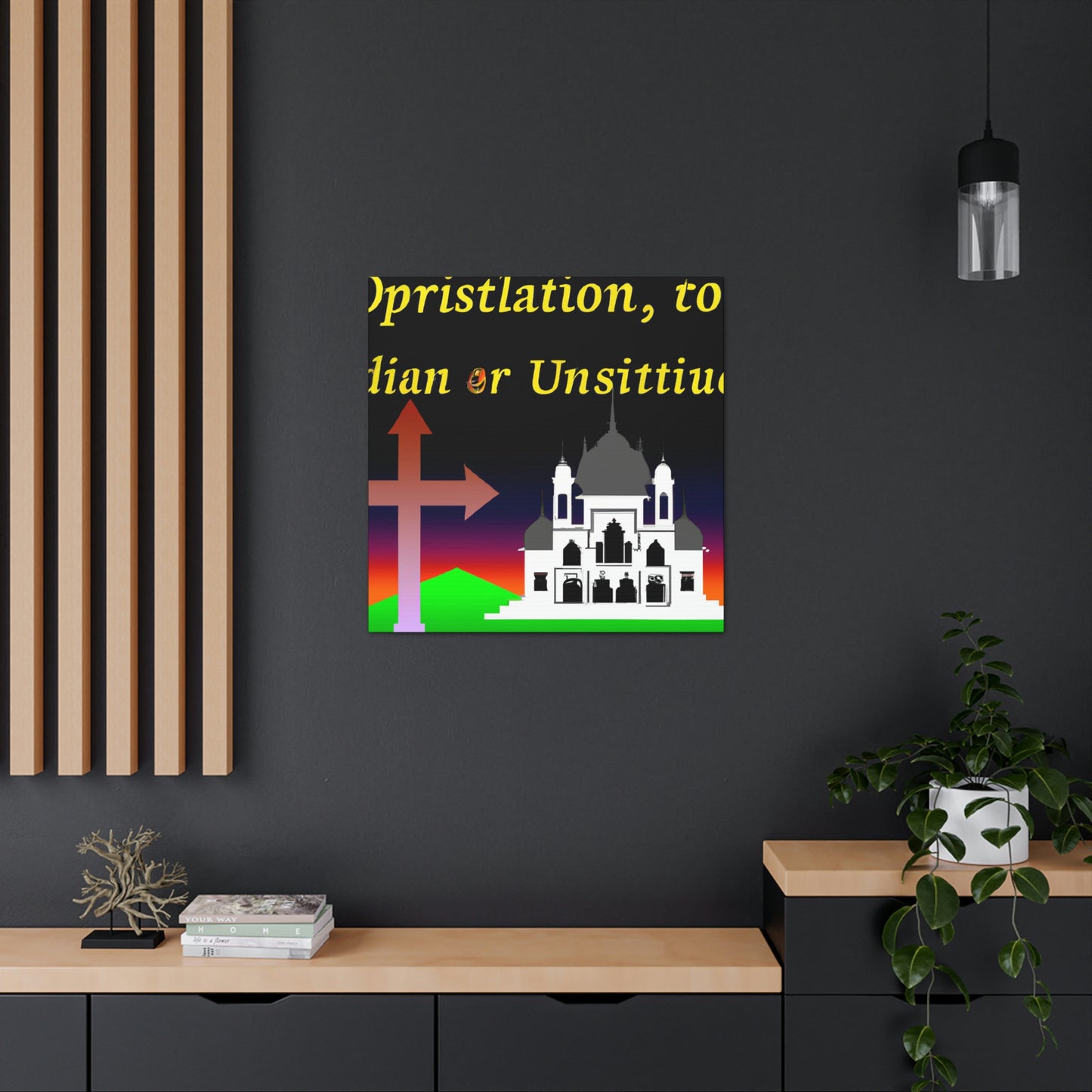 "Un mundo sin fe: examinando el fin de la religión" - The Alien Canva