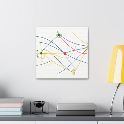 "Exploring the Dynamic Topology: Artful Visualization of a Network Structure." - The Alien Canva