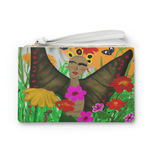 "Schmetterlingsballett in der Wildblumenwiese" - Die Alien Clutch Bag