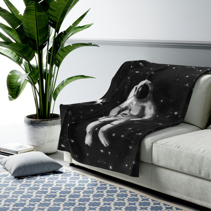 "A Celestial Sea Dance" - The Alien Velveteen Plush Blanket