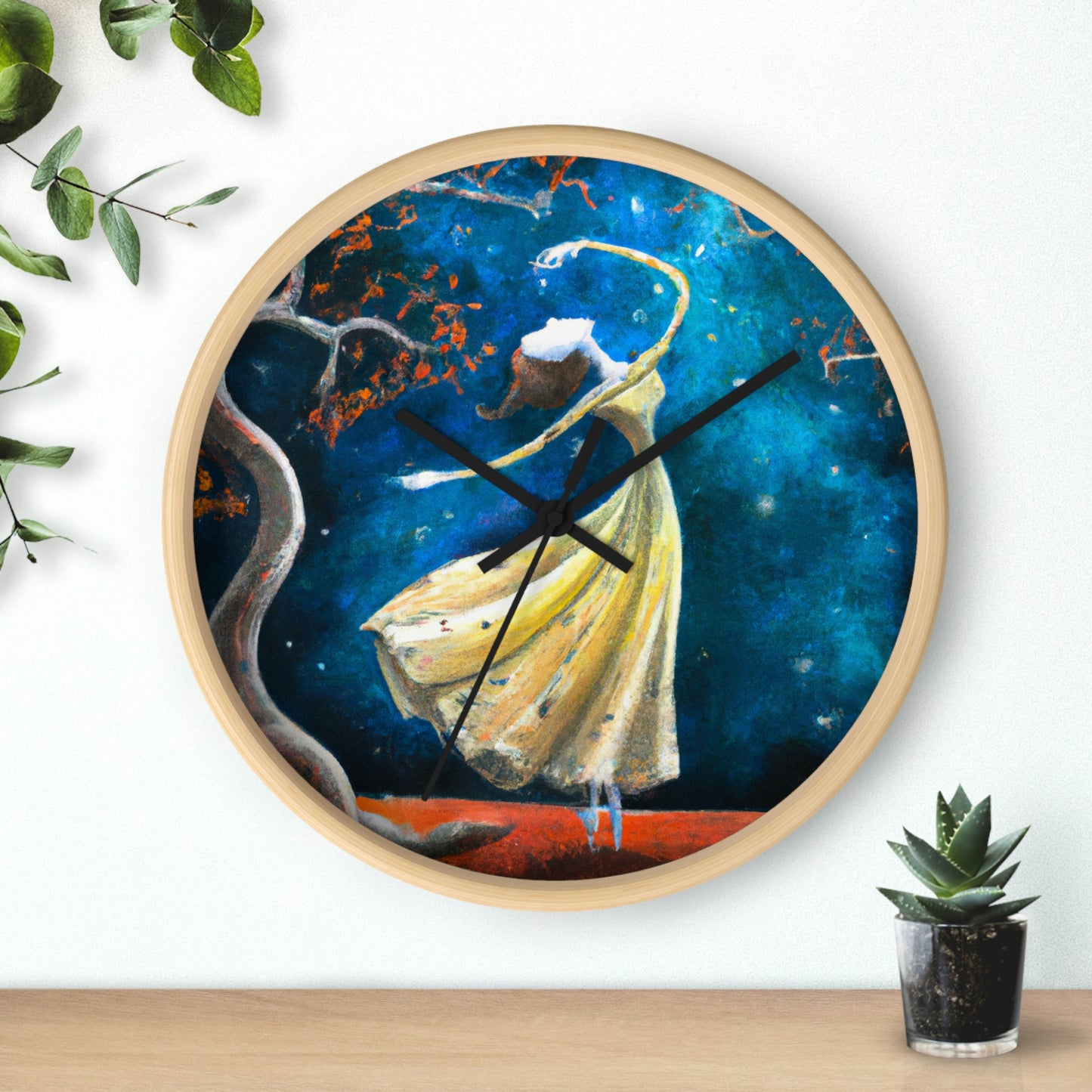 "A Starlight Ballerina" - El reloj de pared alienígena