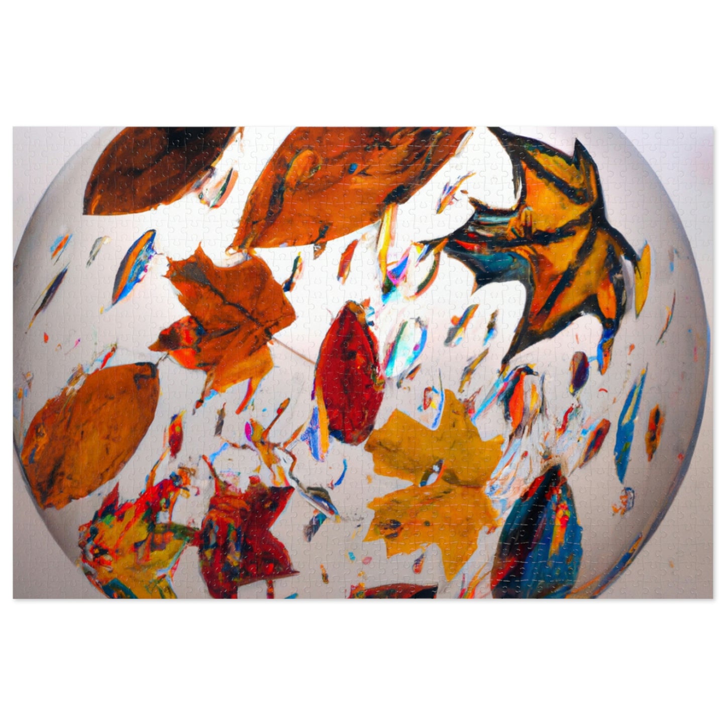 "Autumn in a Glass Globe" - The Alien Jigsaw Puzzle