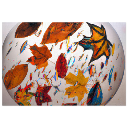 "Autumn in a Glass Globe" - The Alien Jigsaw Puzzle