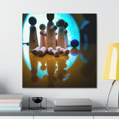 "Family Gathering Rupture" - Canvas