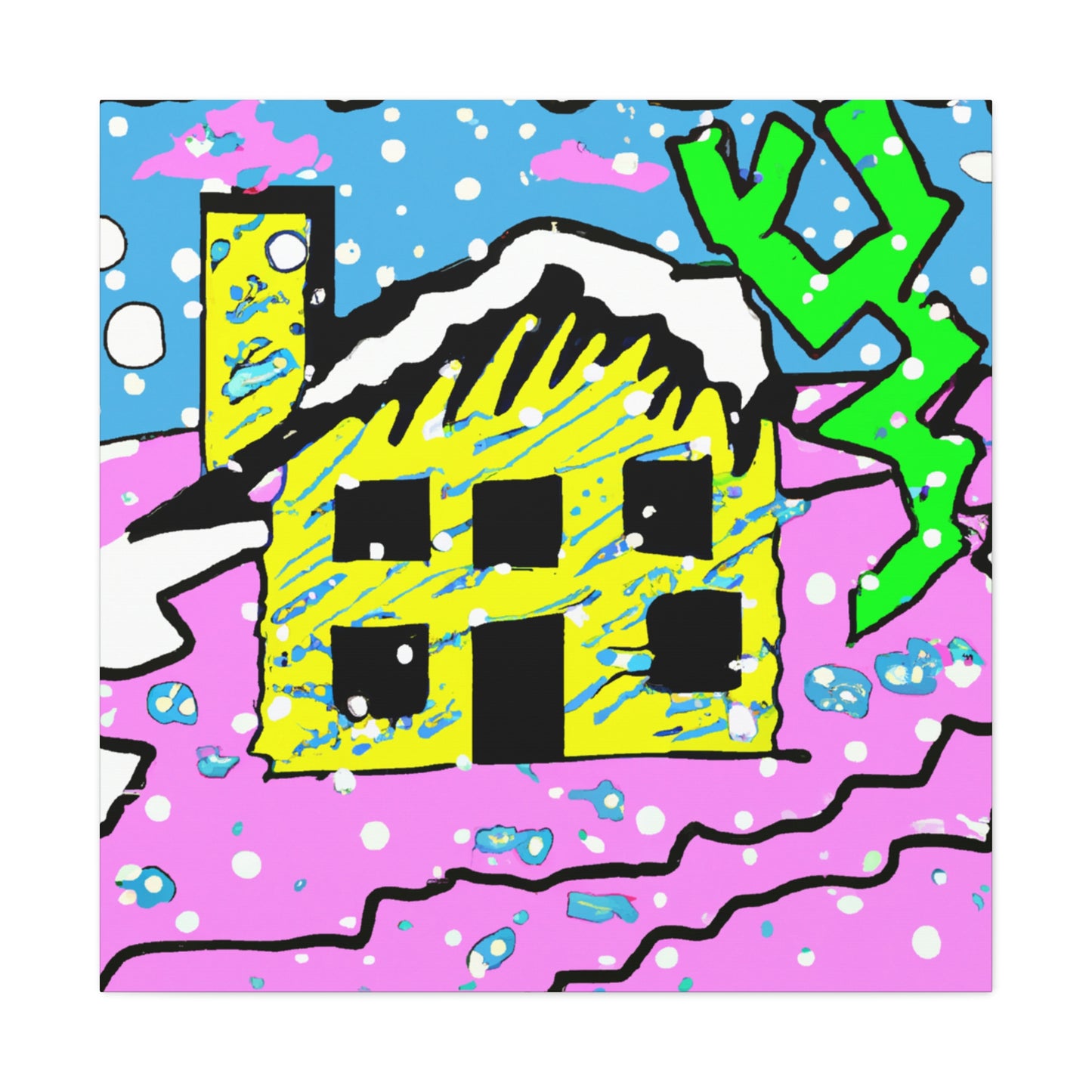 "Vivienda de invierno desolada" - The Alien Canva