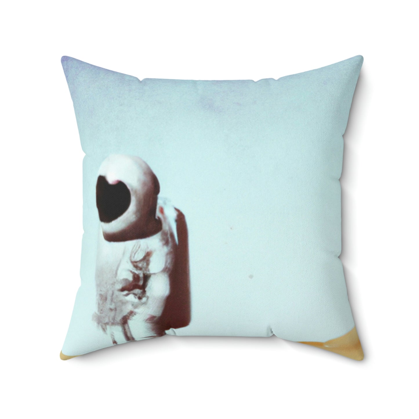 "Alone in an Unknown Galaxy" - The Alien Square Pillow