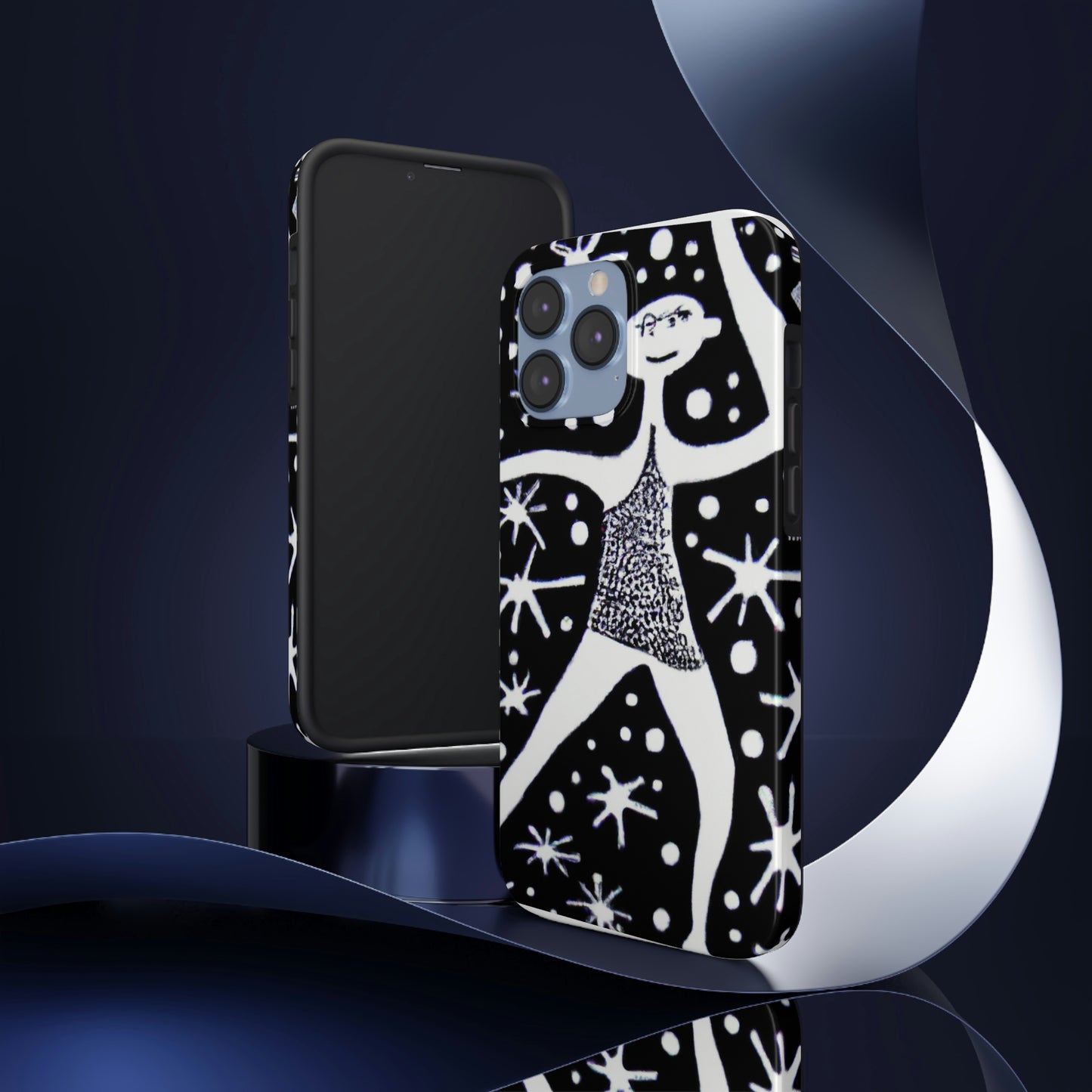 "Dancing Among the Galactic Light" - The Alien Tough Phone Cases