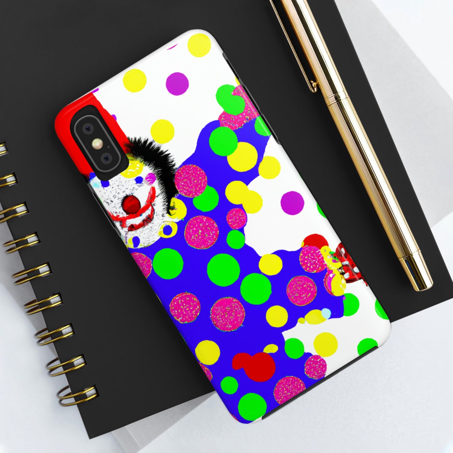 "Clowning Around in the Cold: A Winter Glove Story" - The Alien Tough Phone Cases