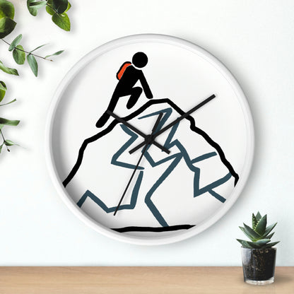 "Ascending the Summit" - The Alien Wall Clock