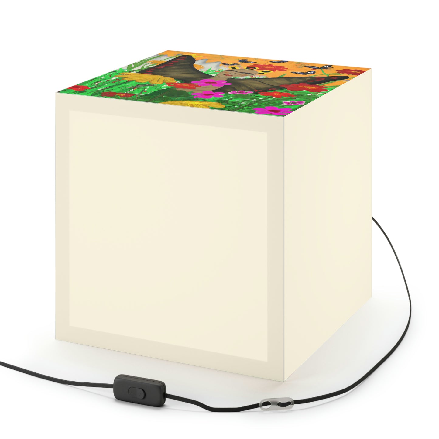 "Butterfly Ballet in the Wildflower Meadow" - The Alien Light Cube Lamp