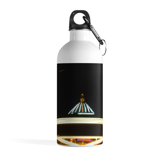 "Carousel Nights: A Glimmer of Starlight" - La botella de agua de acero inoxidable Alien