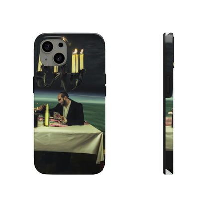 "A Beacon of Romance: An Intimate Candlelit Dinner in a Forgotten Lighthouse" - The Alien Tough Phone Cases