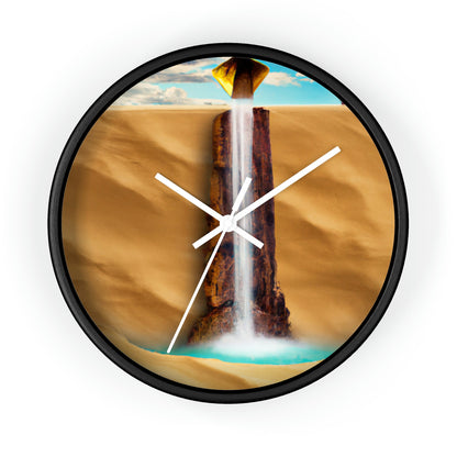 "Lonely Waterfall in a Desolate Desert" - The Alien Wall Clock