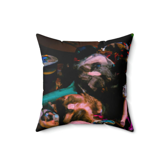 "Broken Playthings in the Dark." - The Alien Square Pillow