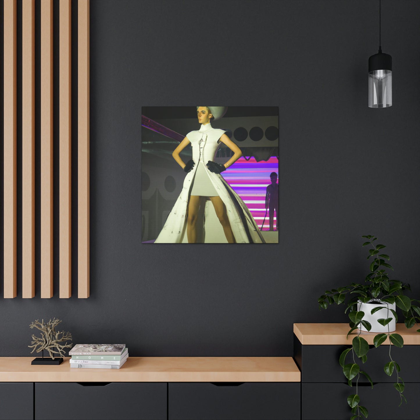 "Blast to the Past: Eine Retro-Futuristische Modenschau" - The Alien Canva