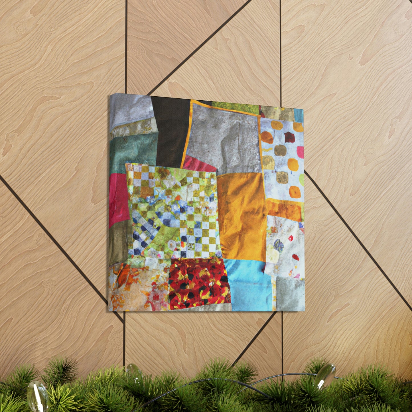 "Stitching Together a Scrap Quilt" - The Alien Canva