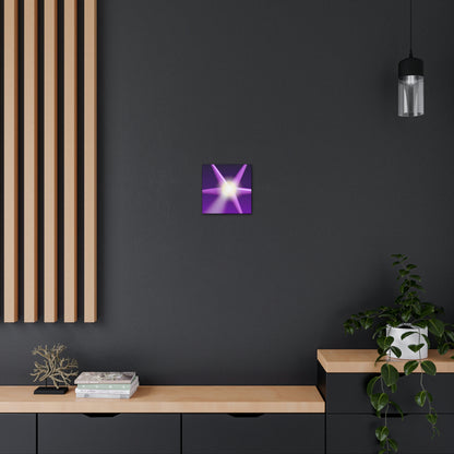 "The Mysterious Purple Star: A Celestial Prodigy" - The Alien Canva