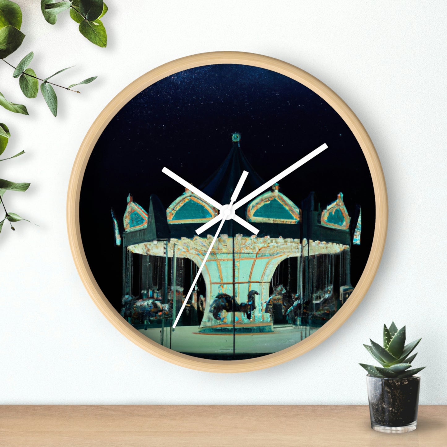 "A Lonesome Carousel Under Shining Stars" - The Alien Wall Clock