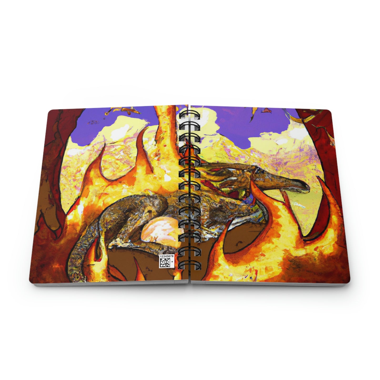 "A Slumbering Dragon in an Infernal Embrace" - The Alien Spiral Bound Journal