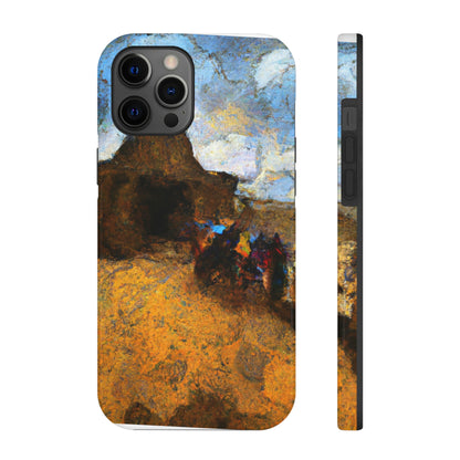 "Dusty Pilgrims at the Forgotten Shrine" - The Alien Tough Phone Cases