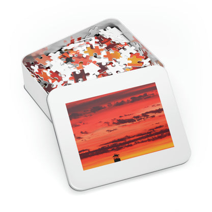 "Lonely Lighthouse on Fire" - The Alien Jigsaw Puzzle