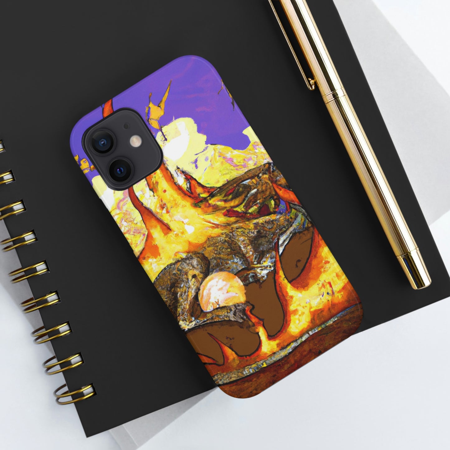 „Ein schlummernder Drache in höllischer Umarmung“ – The Alien Tough Phone Cases