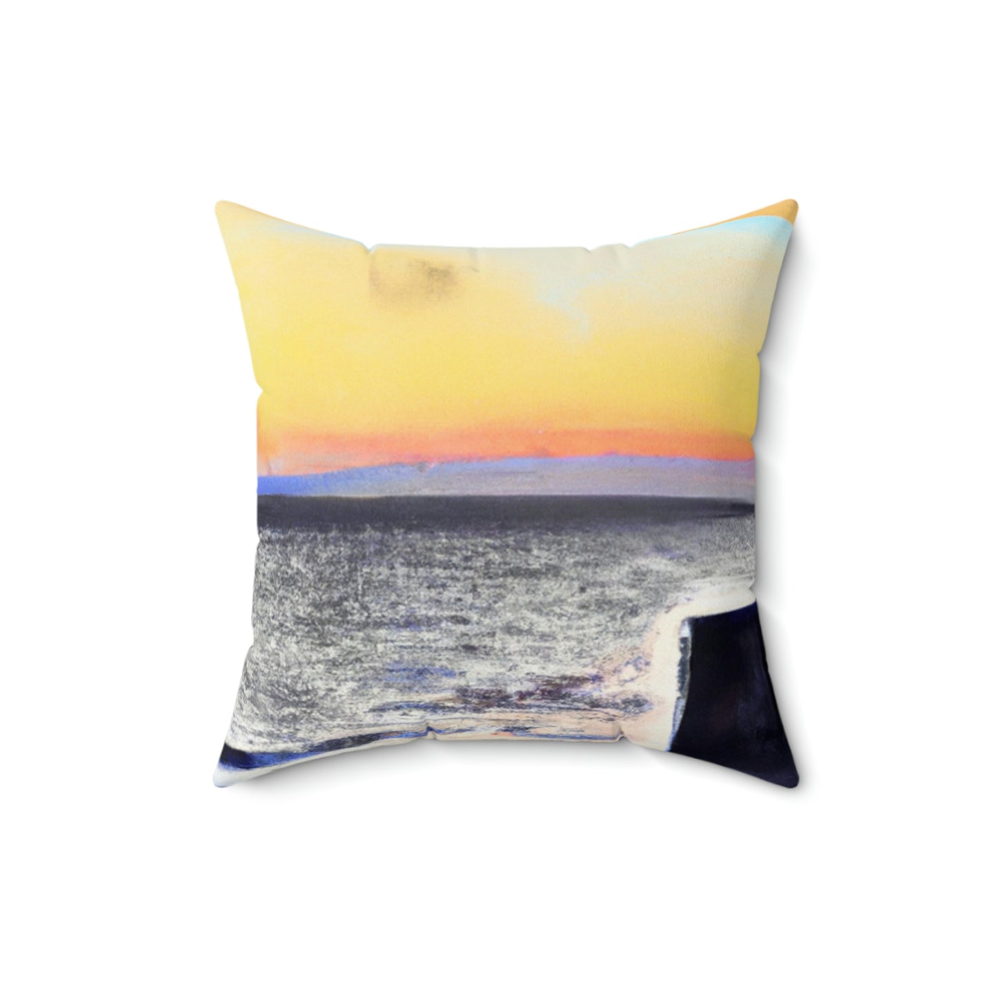 "Forlorn Horizon" - The Alien Square Pillow